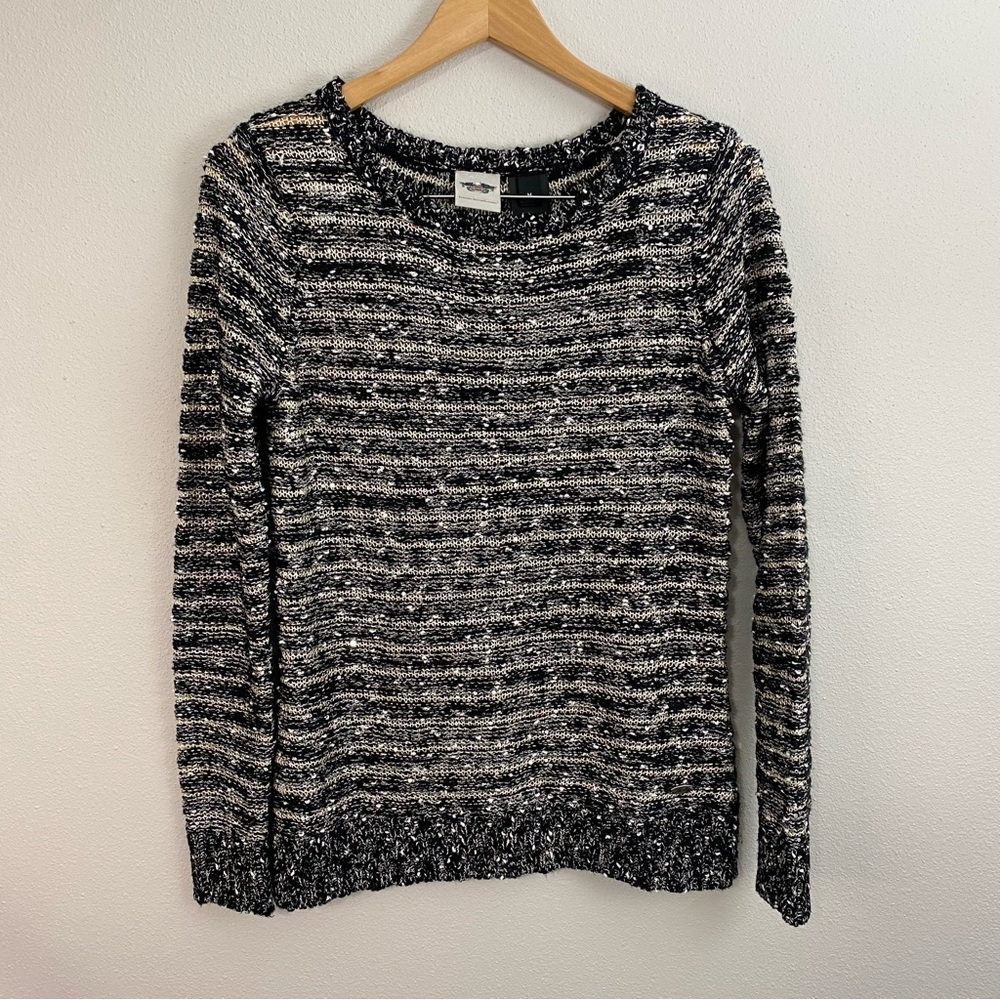 Harley‎ Davidson Beaded Sweater Black and Gold Women's Size Medium